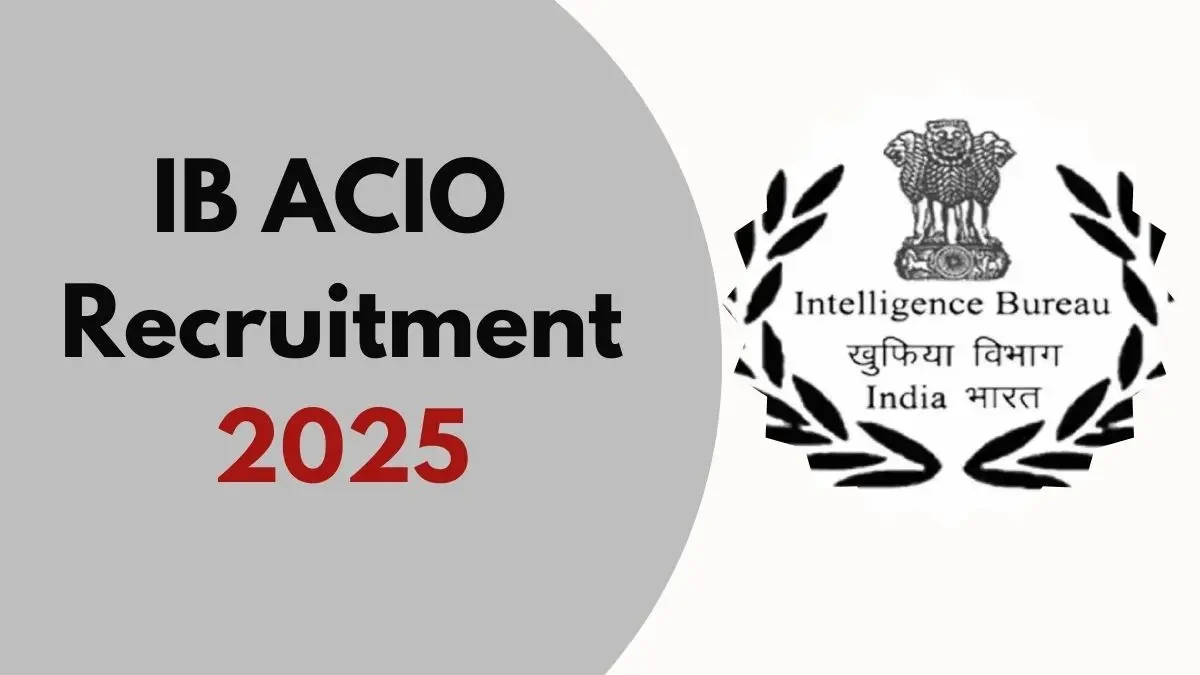 IB ACIO Grade-II Executive Online Form 2025 – Apply Now